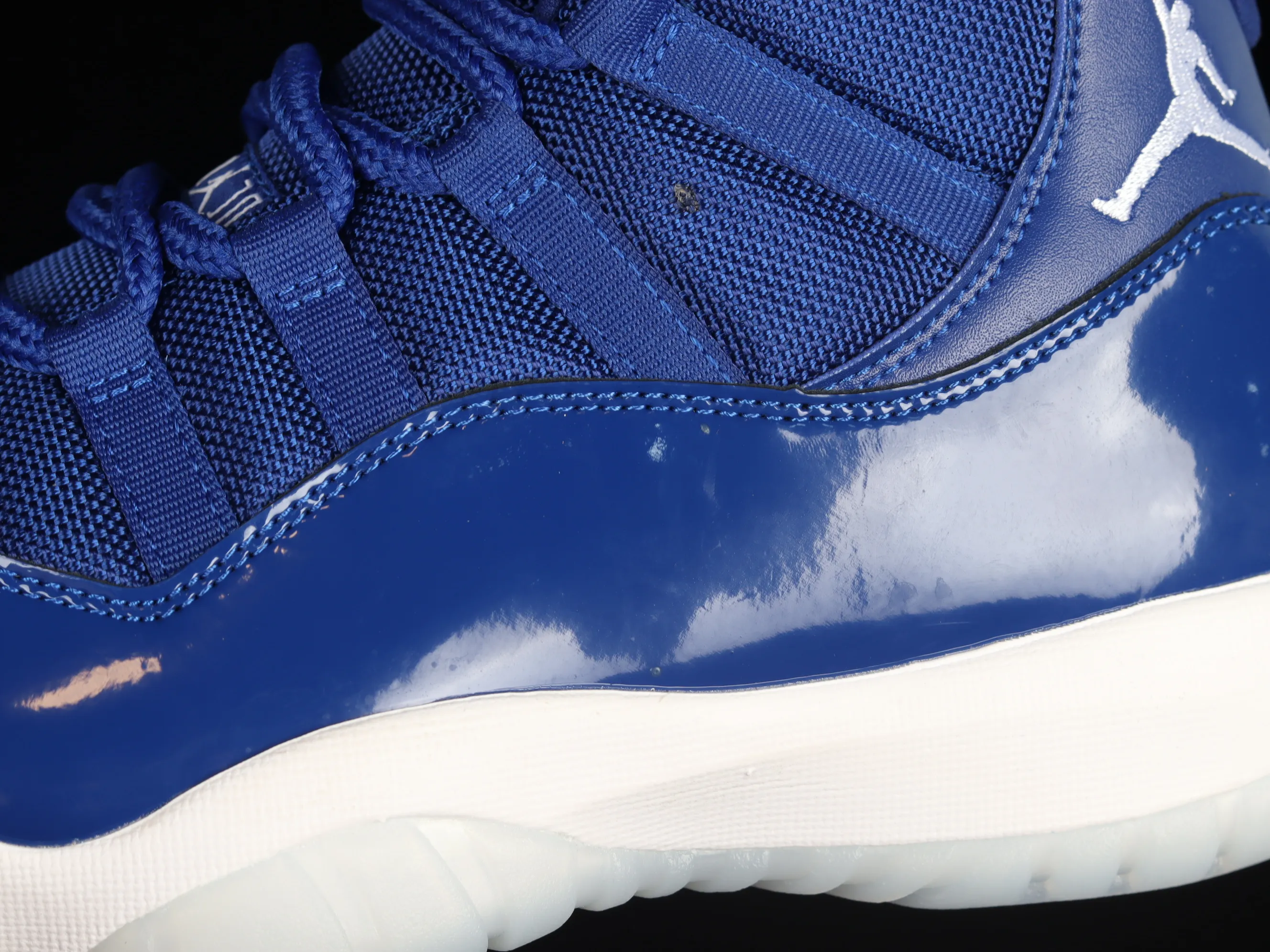 All categories Air Jordan Jordan series basketball shoes Air Jordan 11 pure original version Air Jordan 11 "Navy Blu" AJ11 Joe 11 navy blue high-top basketball shoes AT7802-115